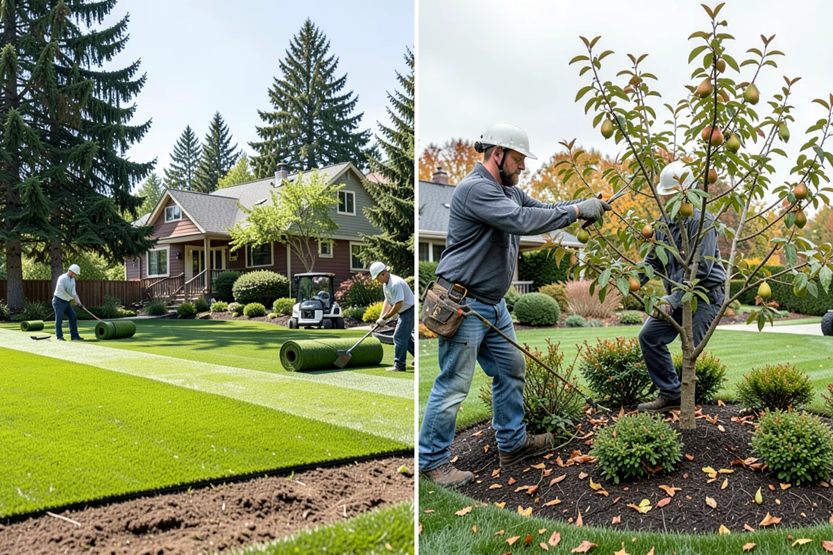 Garden Edging in Federal Way, King County, WA - Mark bed lines and confirm edging material with you