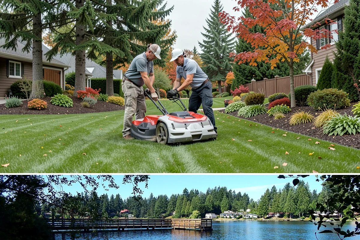 Garden Edging in Federal Way, King County, WA - Ideal in spring or fall when the ground is soft enough to cut cleanly yet firm enough to hold a sharp edge through the rainy...