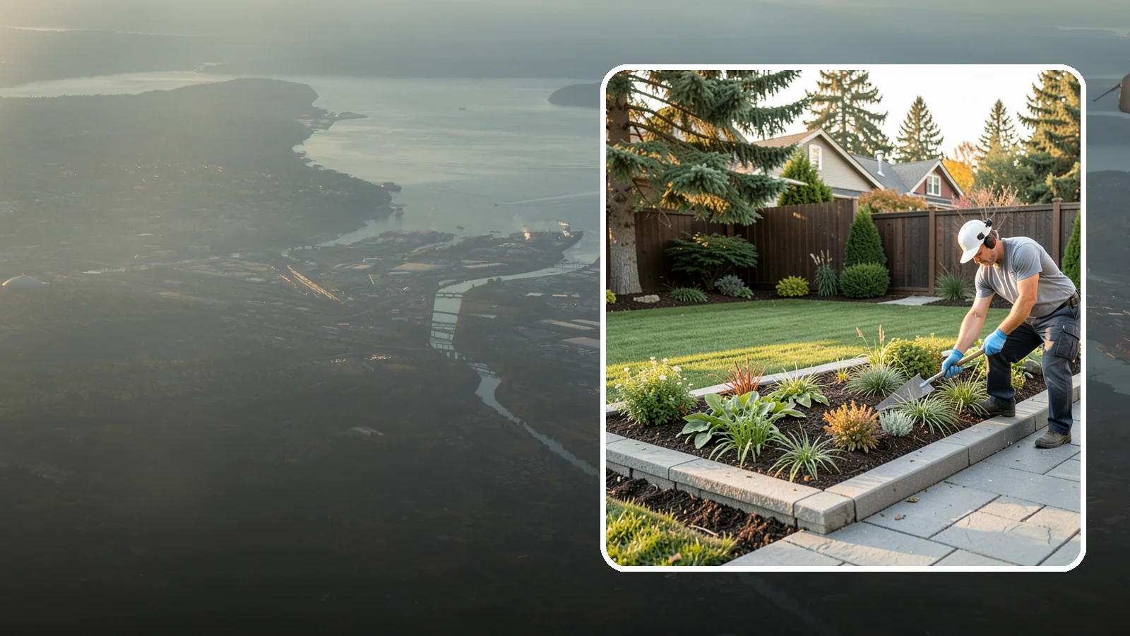 Garden Edging in Fife, Pierce County, WA - We install crisp, durable edging that keeps lawn grasses and aggressive groundcovers from creeping into your Pacific Northwest...