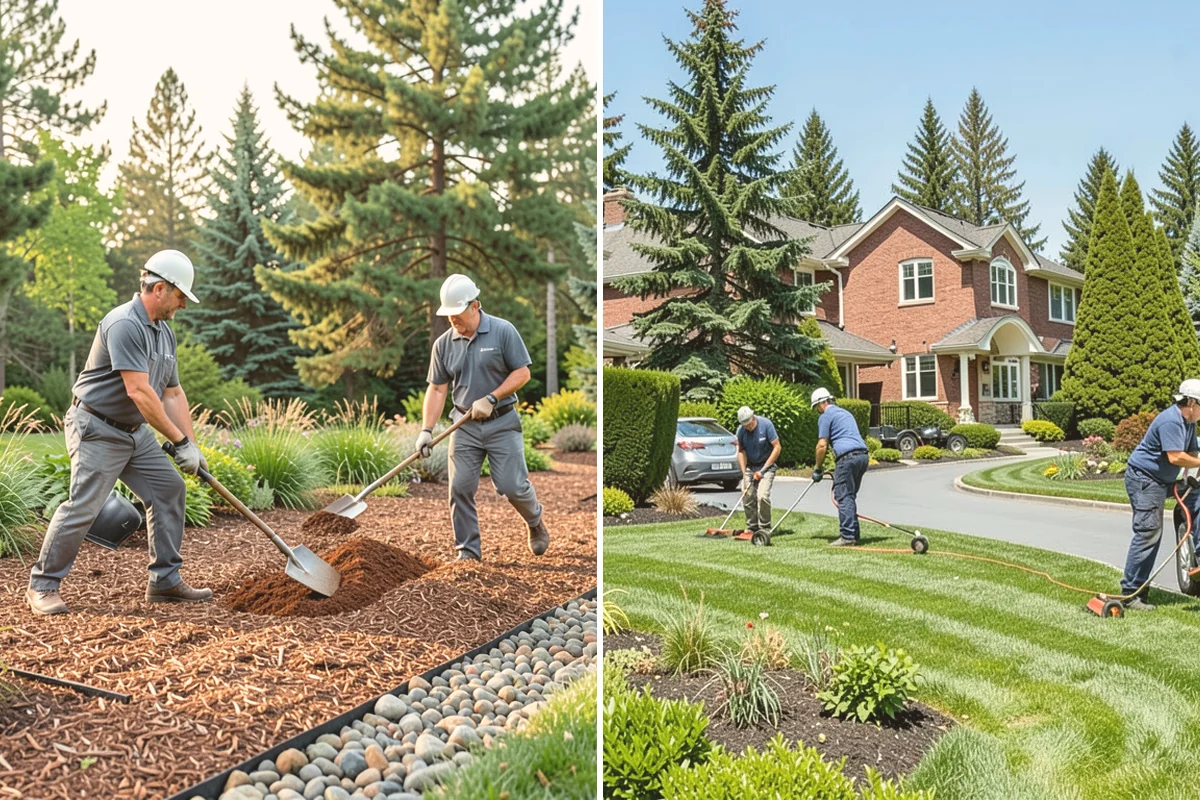 Garden Edging in Fife, Pierce County, WA - Mark bed lines and confirm edging material with you