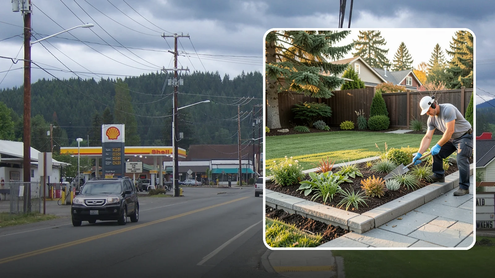 Garden Edging in Granite Falls, Snohomish County, WA - We install crisp, durable edging that keeps lawn grasses and aggressive groundcovers from creeping into your Pacific Northwest...
