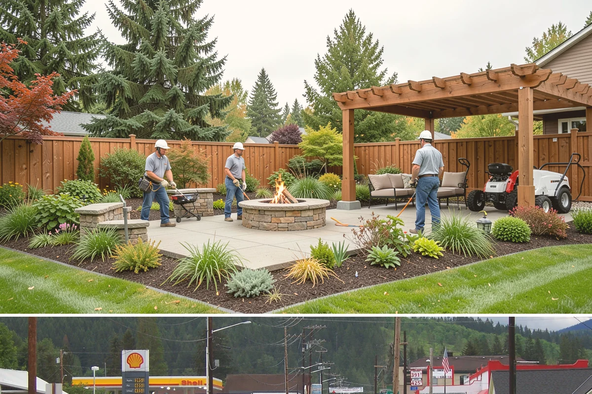 Garden Edging in Granite Falls, Snohomish County, WA - Ideal in spring or fall when the ground is soft enough to cut cleanly yet firm enough to hold a sharp edge through the rainy...
