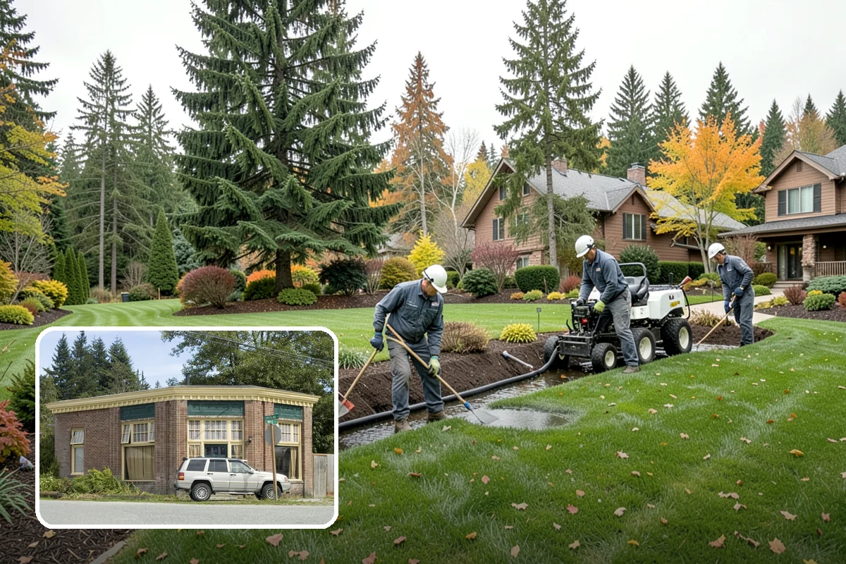 Garden Edging in Hamilton, Skagit County, WA - Stops grass and groundcover from invading planting areas