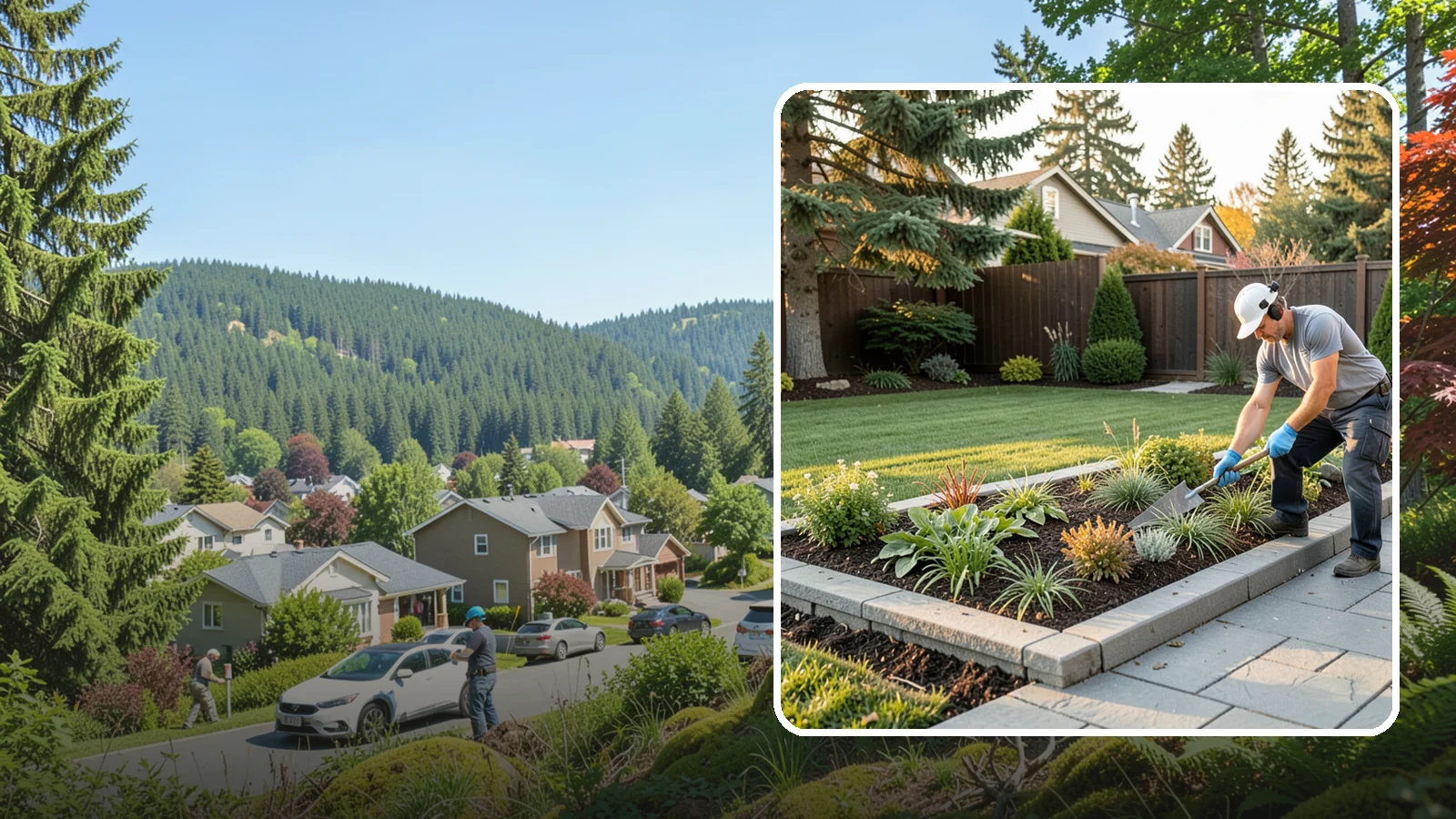 Garden Edging in Index, Snohomish County, WA - We install crisp, durable edging that keeps lawn grasses and aggressive groundcovers from creeping into your Pacific Northwest...