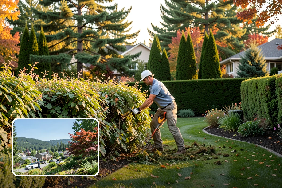 Garden Edging in Index, Snohomish County, WA - Stops grass and groundcover from invading planting areas