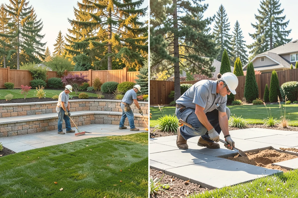 Garden Edging in Index, Snohomish County, WA - Mark bed lines and confirm edging material with you