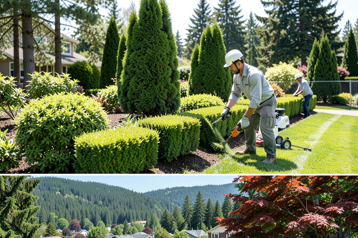 Garden Edging in Index, Snohomish County, WA - Ideal in spring or fall when the ground is soft enough to cut cleanly yet firm enough to hold a sharp edge through the rainy...
