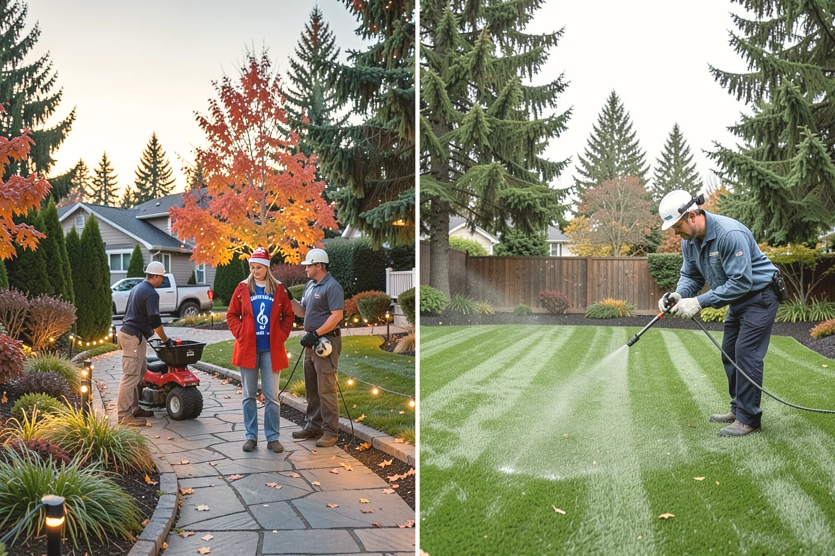 Garden Edging in Issaquah, King County, WA - Mark bed lines and confirm edging material with you
