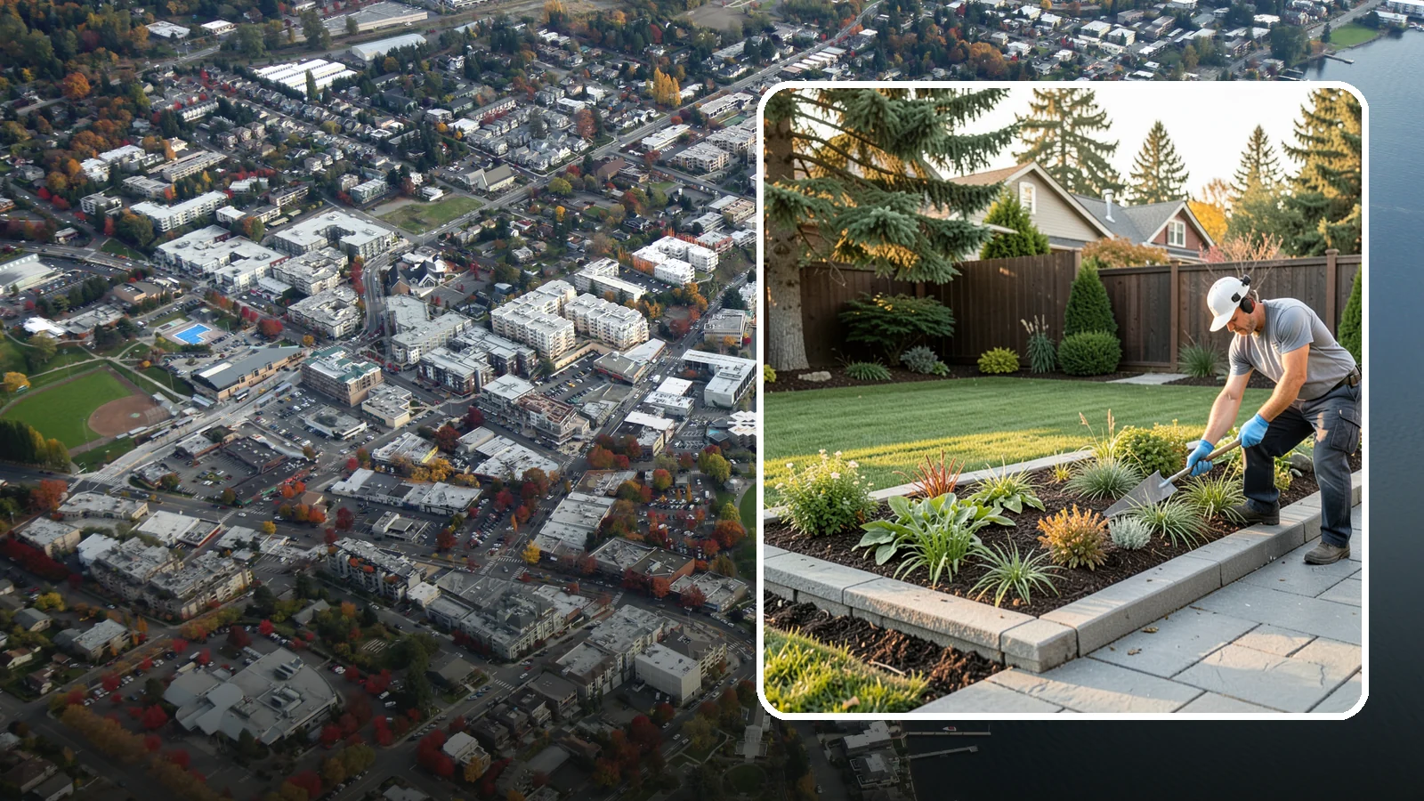 Garden Edging in Kirkland, King County, WA - We install crisp, durable edging that keeps lawn grasses and aggressive groundcovers from creeping into your Pacific Northwest...