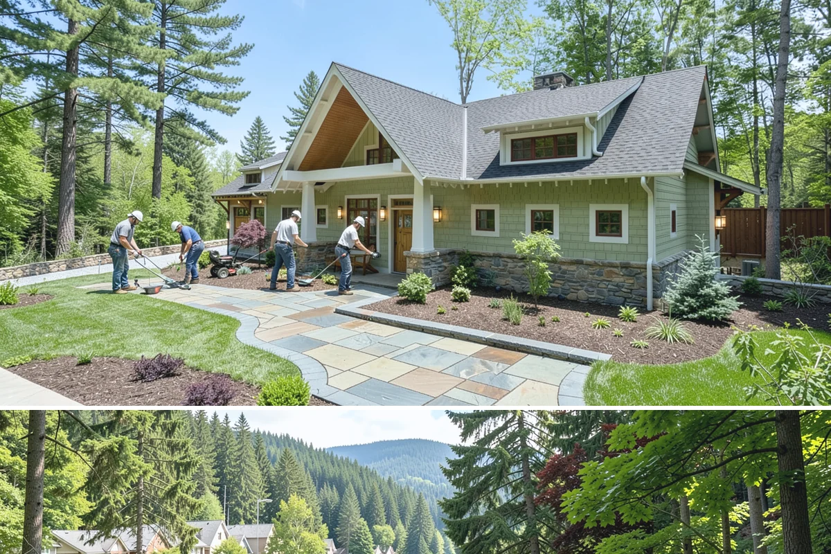 Garden Edging in Lake Forest Park, King County, WA - Ideal in spring or fall when the ground is soft enough to cut cleanly yet firm enough to hold a sharp edge through the rainy...