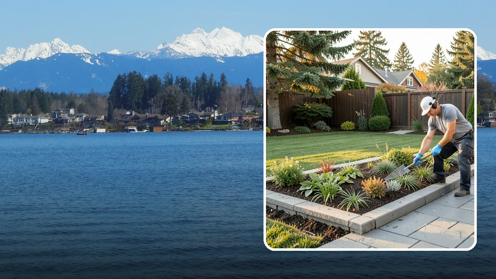 Garden Edging in Lake Stevens, Snohomish County, WA - We install crisp, durable edging that keeps lawn grasses and aggressive groundcovers from creeping into your Pacific Northwest...