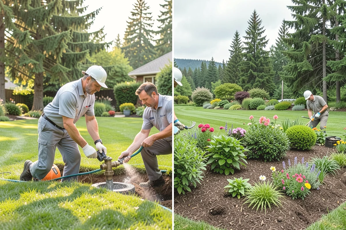 Garden Edging in Lake Stevens, Snohomish County, WA - Mark bed lines and confirm edging material with you
