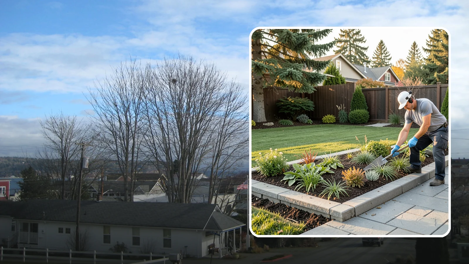 Garden Edging in Langley, Island County, WA - We install crisp, durable edging that keeps lawn grasses and aggressive groundcovers from creeping into your Pacific Northwest...