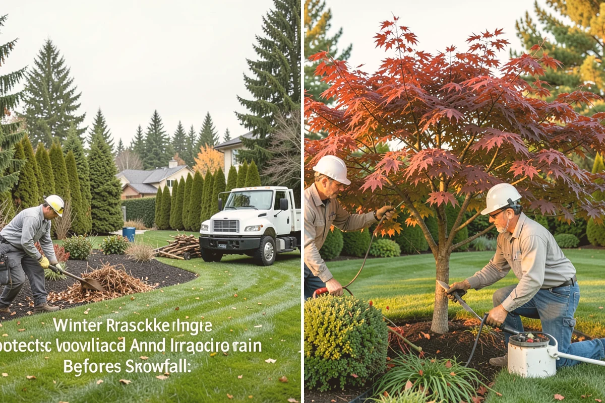 Garden Edging in Langley, Island County, WA - Mark bed lines and confirm edging material with you