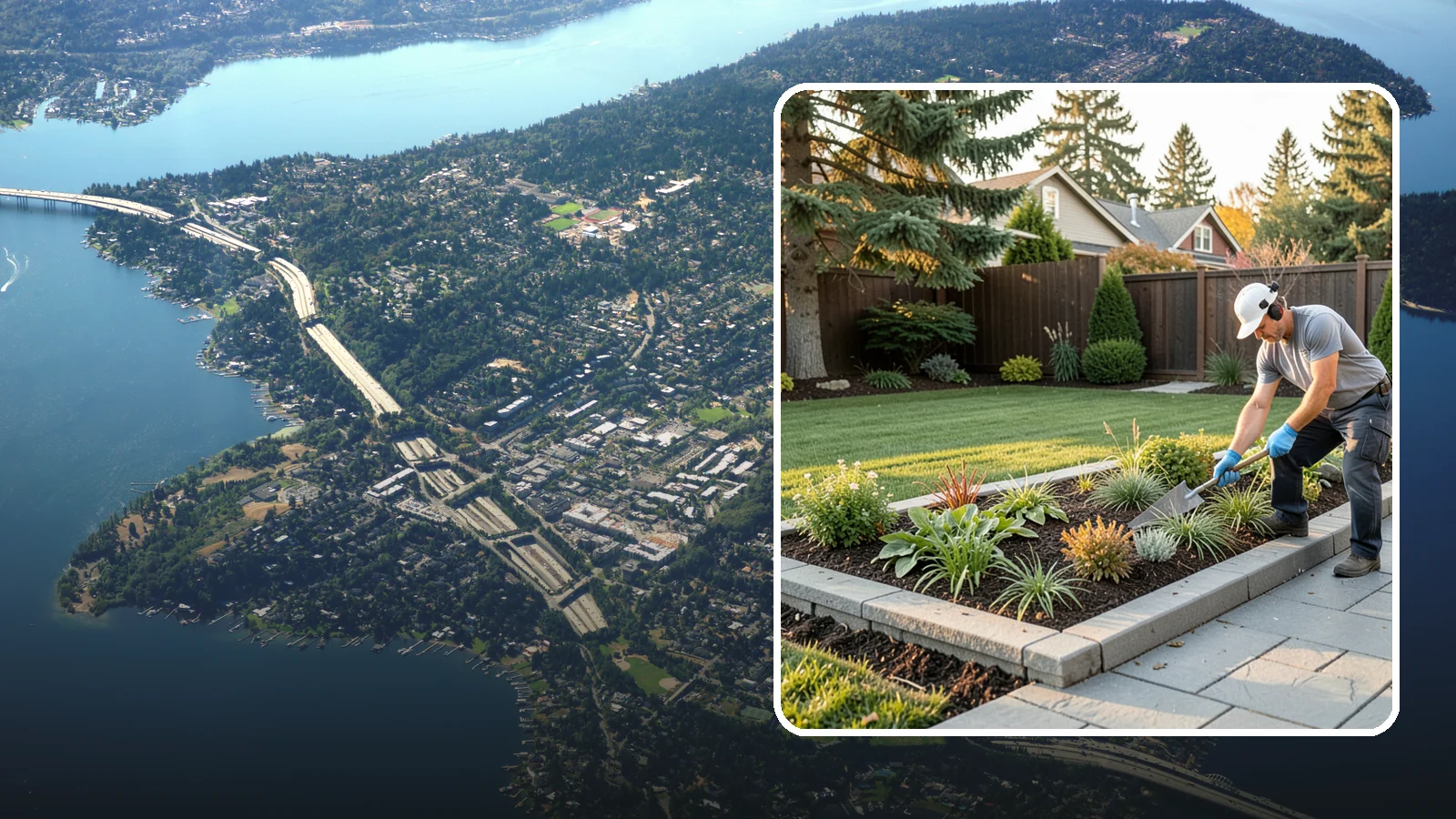 Garden Edging in Mercer Island, King County, WA - We install crisp, durable edging that keeps lawn grasses and aggressive groundcovers from creeping into your Pacific Northwest...
