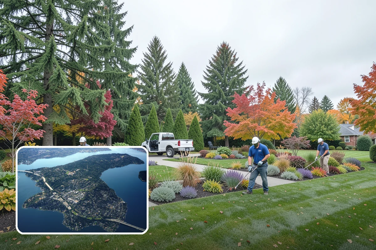 Garden Edging in Mercer Island, King County, WA - Stops grass and groundcover from invading planting areas