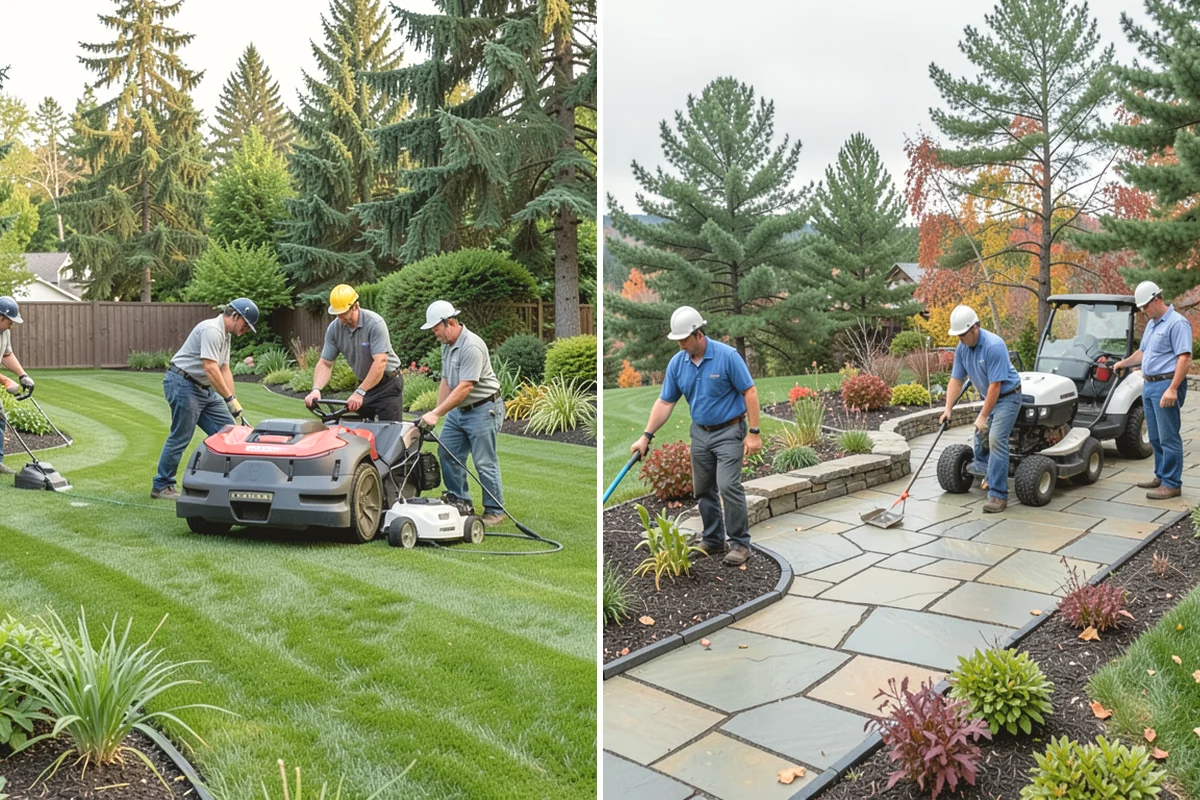 Garden Edging in Mercer Island, King County, WA - Mark bed lines and confirm edging material with you