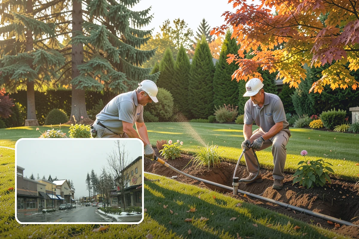 Garden Edging in Mill Creek, Snohomish County, WA - Stops grass and groundcover from invading planting areas