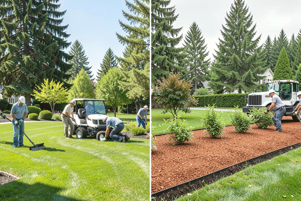 Garden Edging in Mill Creek, Snohomish County, WA - Mark bed lines and confirm edging material with you