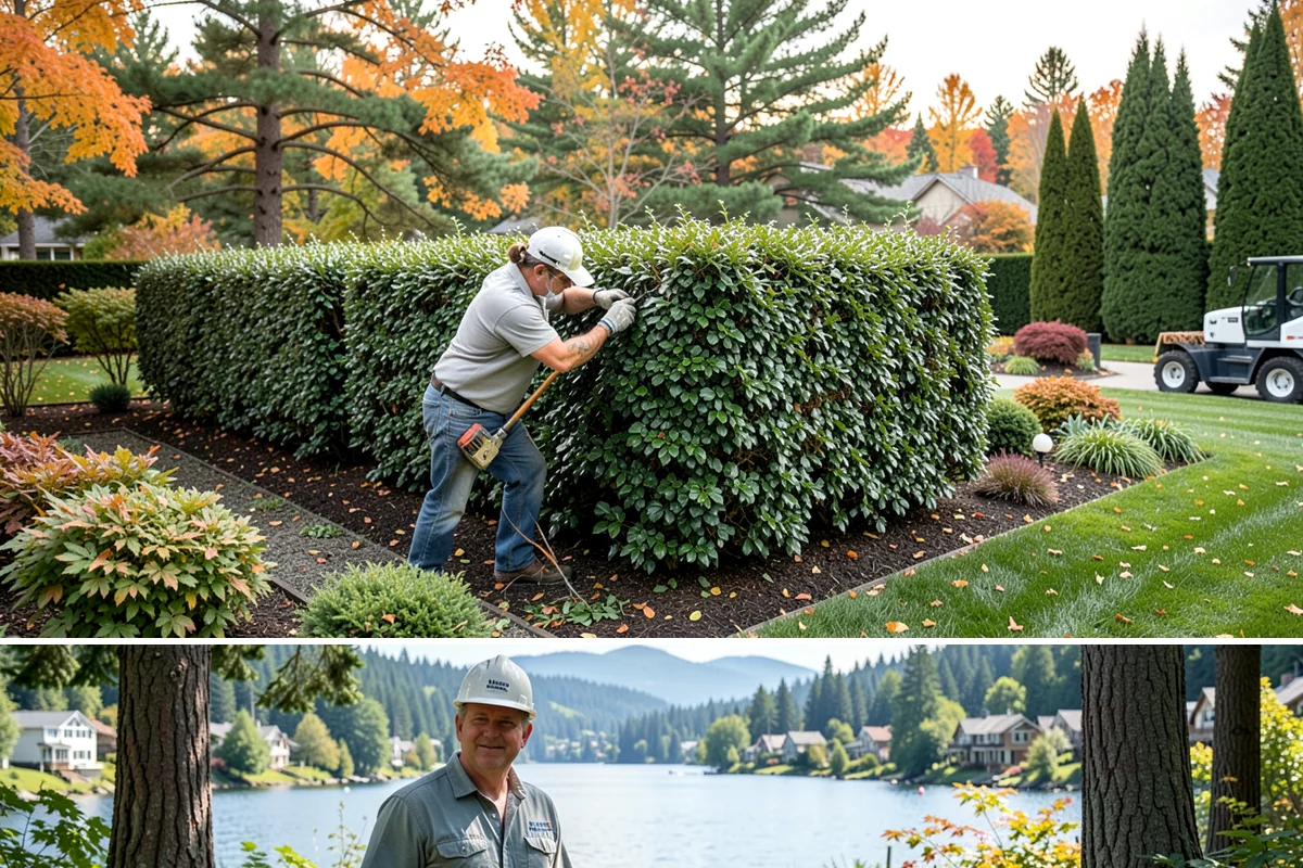 Garden Edging in Milton, King County, WA - Ideal in spring or fall when the ground is soft enough to cut cleanly yet firm enough to hold a sharp edge through the rainy...