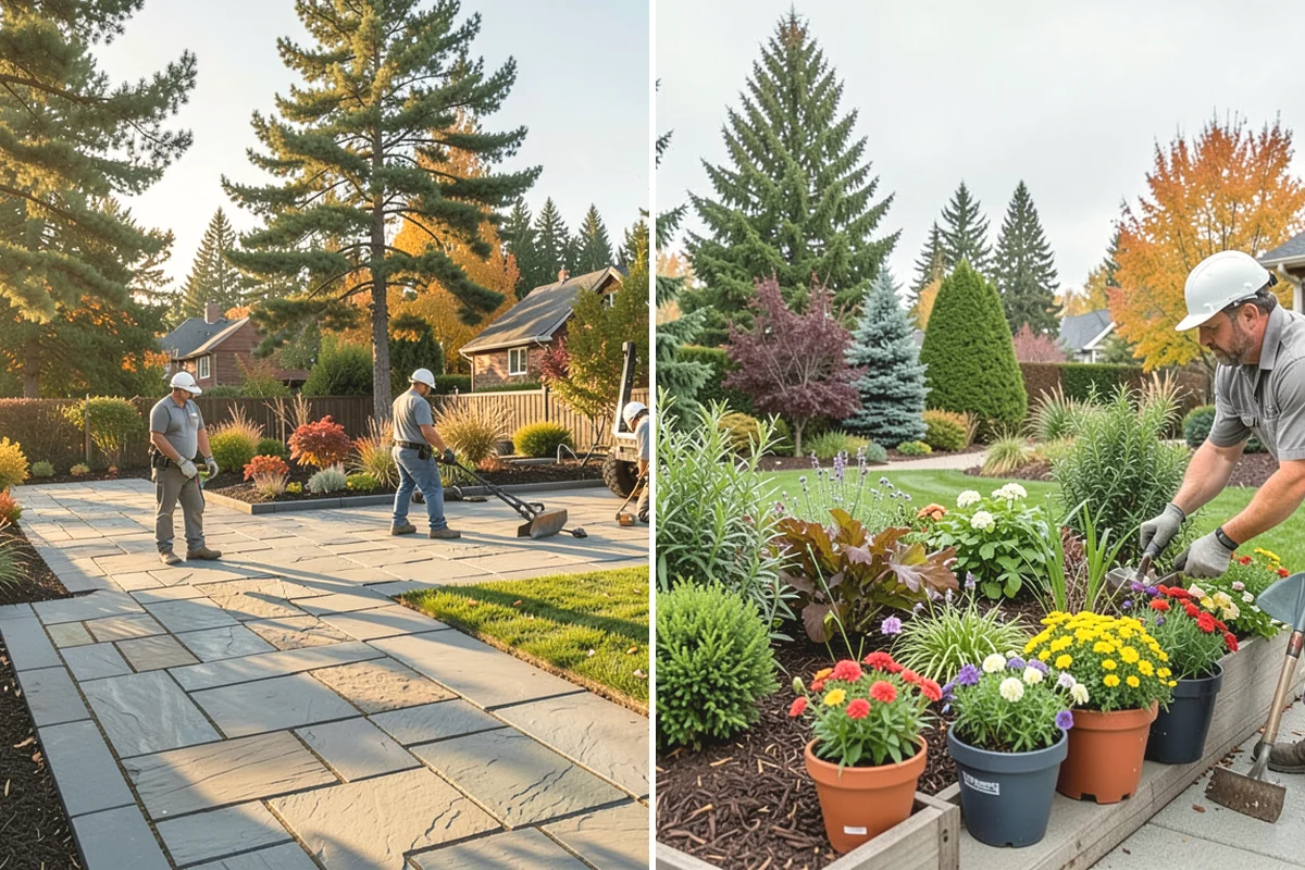 Garden Edging in Monroe, Snohomish County, WA - Mark bed lines and confirm edging material with you