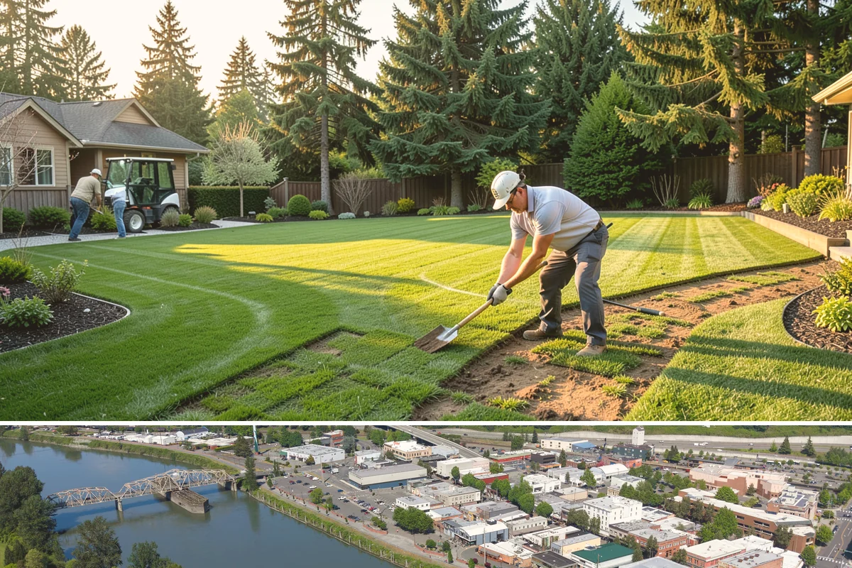 Garden Edging in Mount Vernon, Skagit County, WA - Ideal in spring or fall when the ground is soft enough to cut cleanly yet firm enough to hold a sharp edge through the rainy...