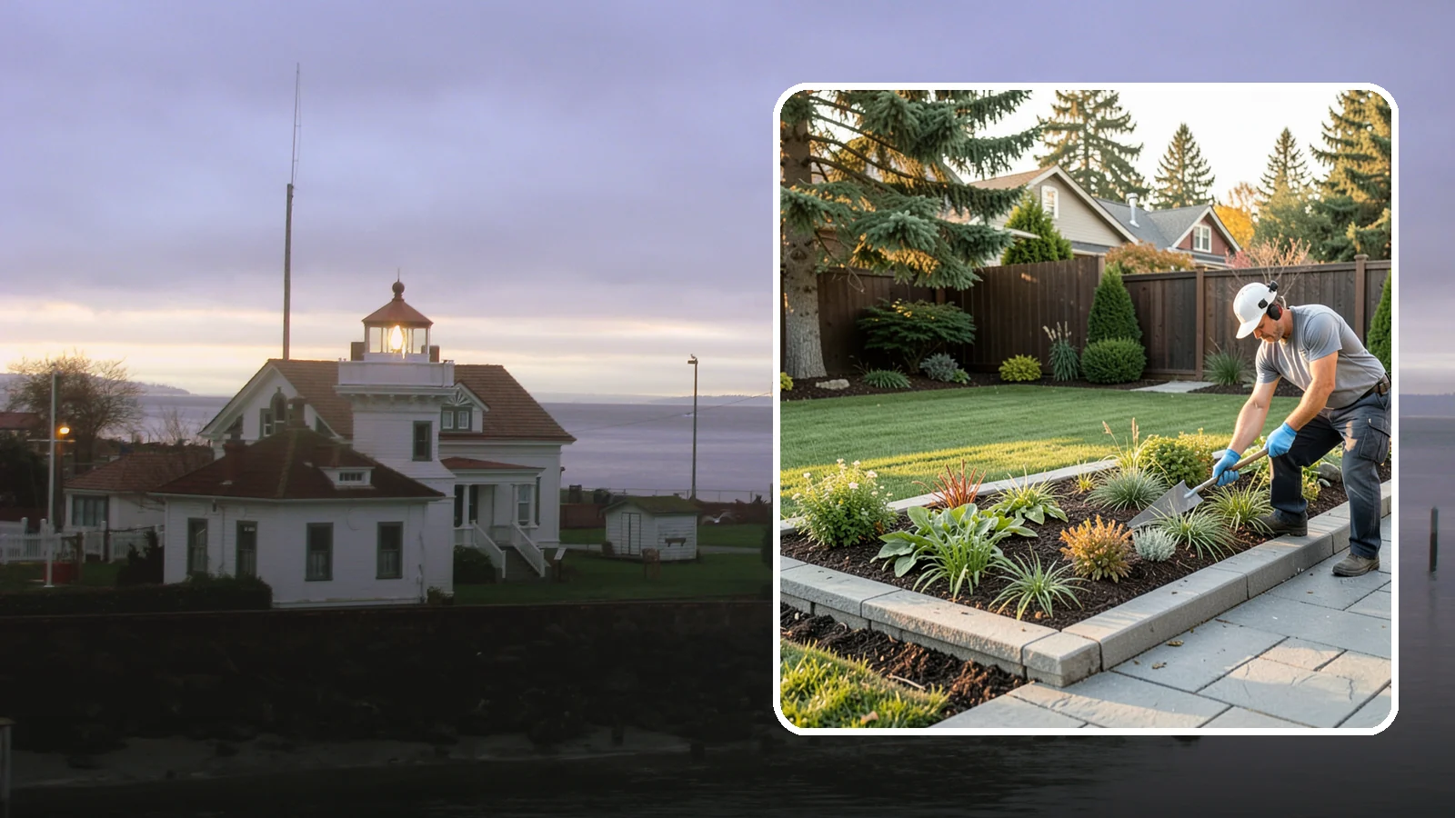 Garden Edging in Mukilteo, Snohomish County, WA - We install crisp, durable edging that keeps lawn grasses and aggressive groundcovers from creeping into your Pacific Northwest...