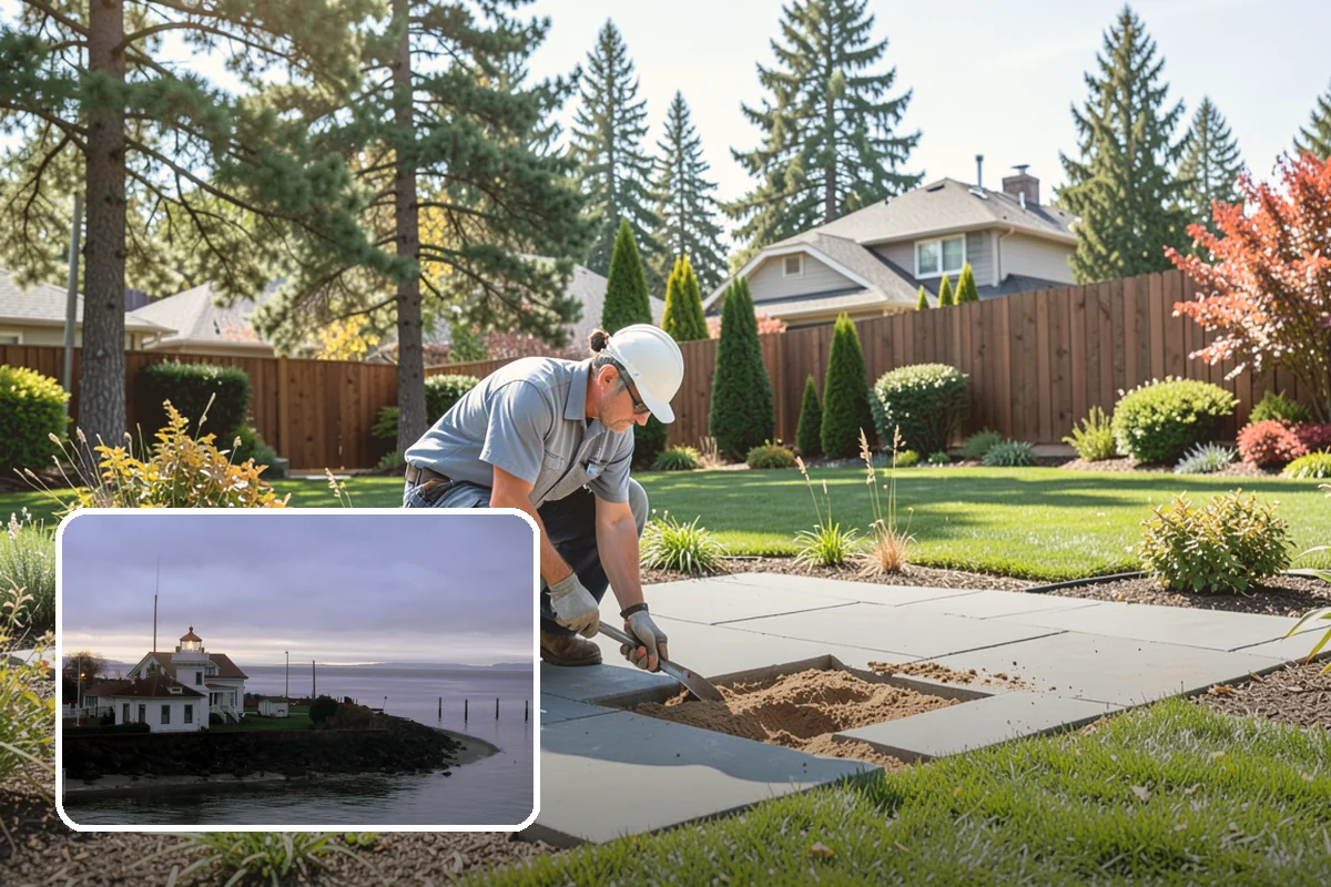 Garden Edging in Mukilteo, Snohomish County, WA - Stops grass and groundcover from invading planting areas
