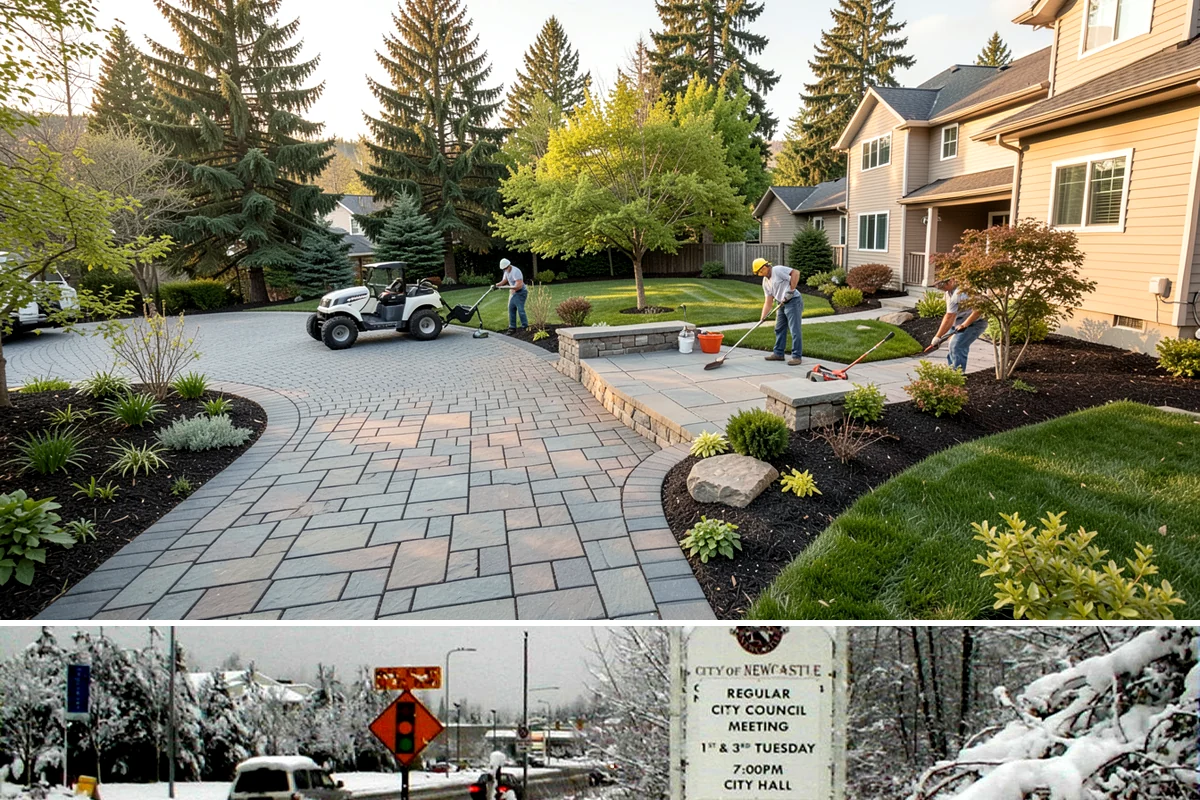 Garden Edging in Newcastle, King County, WA - Ideal in spring or fall when the ground is soft enough to cut cleanly yet firm enough to hold a sharp edge through the rainy...