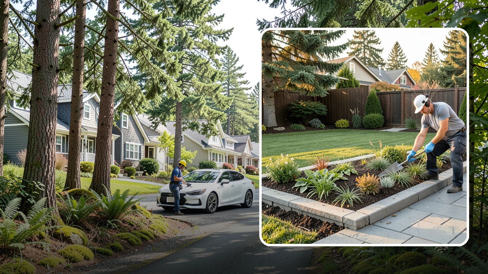 Garden Edging in Normandy Park, King County, WA - We install crisp, durable edging that keeps lawn grasses and aggressive groundcovers from creeping into your Pacific Northwest...