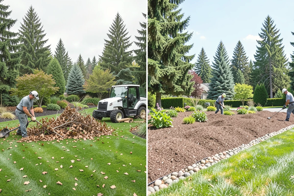 Garden Edging in North Bend, King County, WA - Mark bed lines and confirm edging material with you
