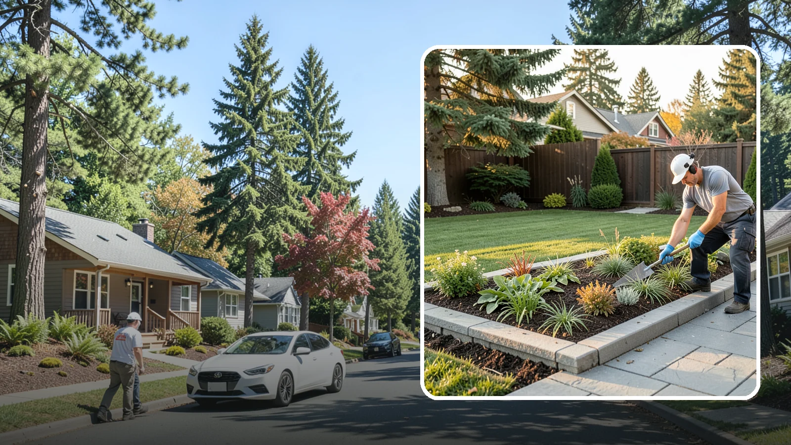 Garden Edging in Orting, Pierce County, WA - We install crisp, durable edging that keeps lawn grasses and aggressive groundcovers from creeping into your Pacific Northwest...