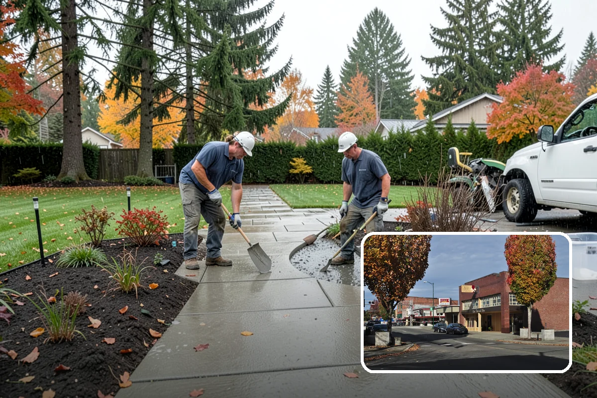 Garden Edging in Puyallup, Pierce County, WA - Stops grass and groundcover from invading planting areas