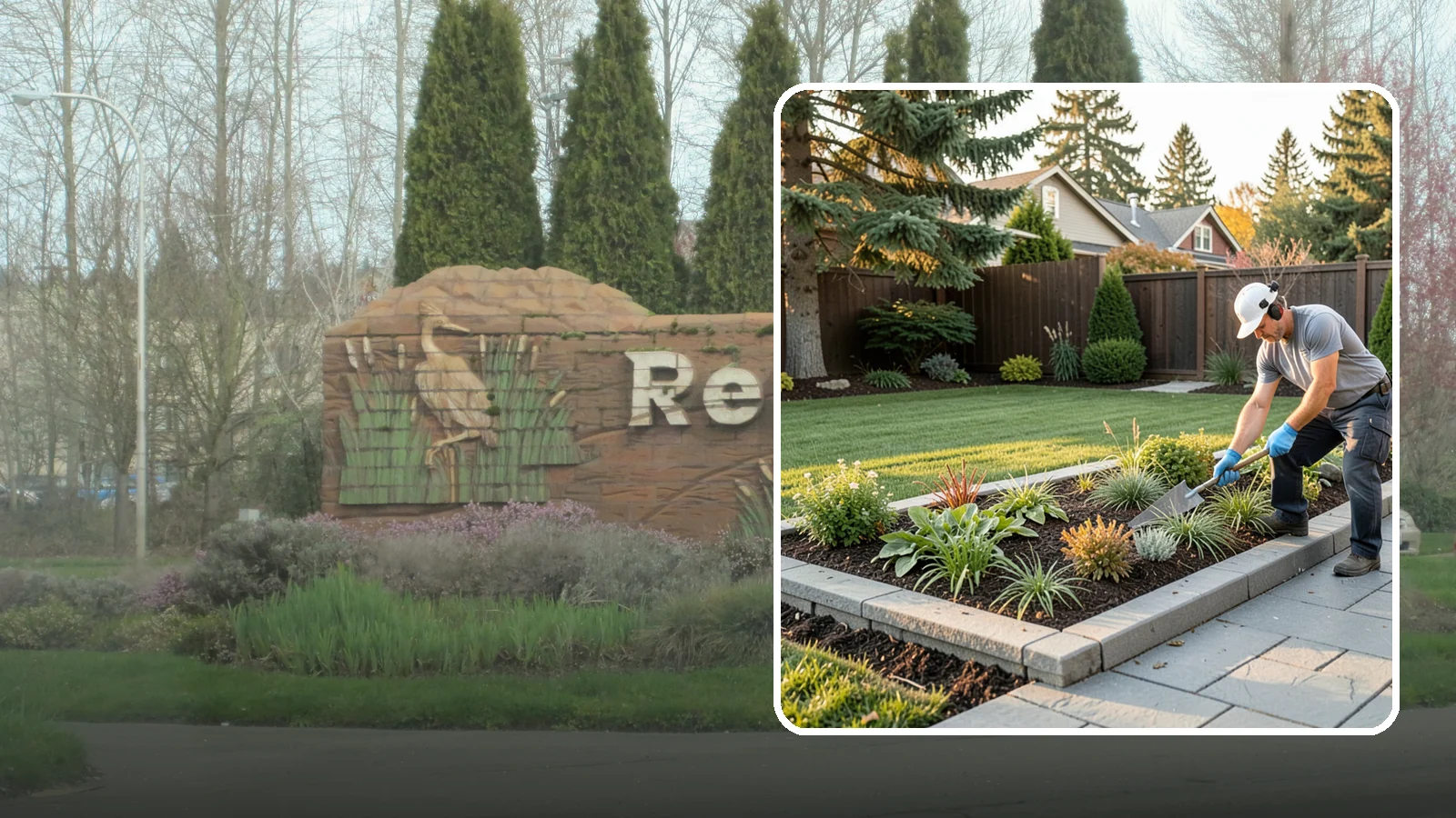 Garden Edging in Renton, King County, WA - We install crisp, durable edging that keeps lawn grasses and aggressive groundcovers from creeping into your Pacific Northwest...