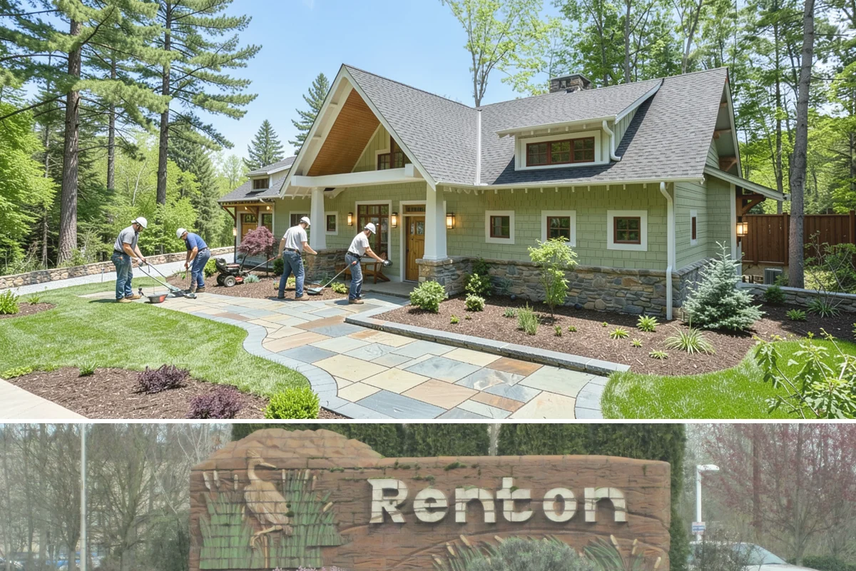 Garden Edging in Renton, King County, WA - Ideal in spring or fall when the ground is soft enough to cut cleanly yet firm enough to hold a sharp edge through the rainy...