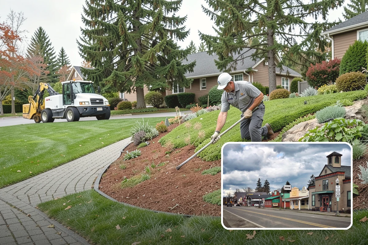 Garden Edging in Roy, Pierce County, WA - Stops grass and groundcover from invading planting areas