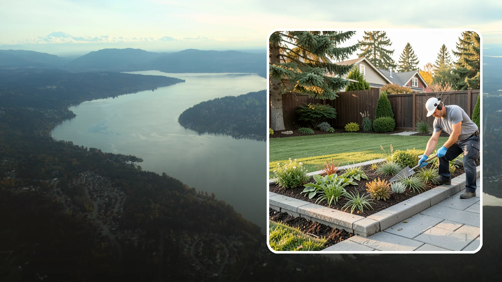 Garden Edging in Sammamish, King County, WA - We install crisp, durable edging that keeps lawn grasses and aggressive groundcovers from creeping into your Pacific Northwest...