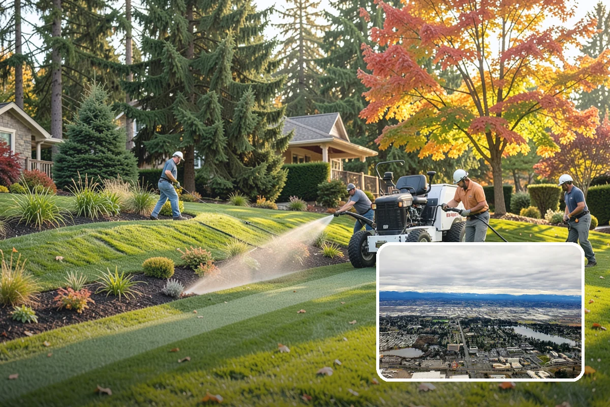 Garden Edging in SeaTac, King County, WA - Stops grass and groundcover from invading planting areas