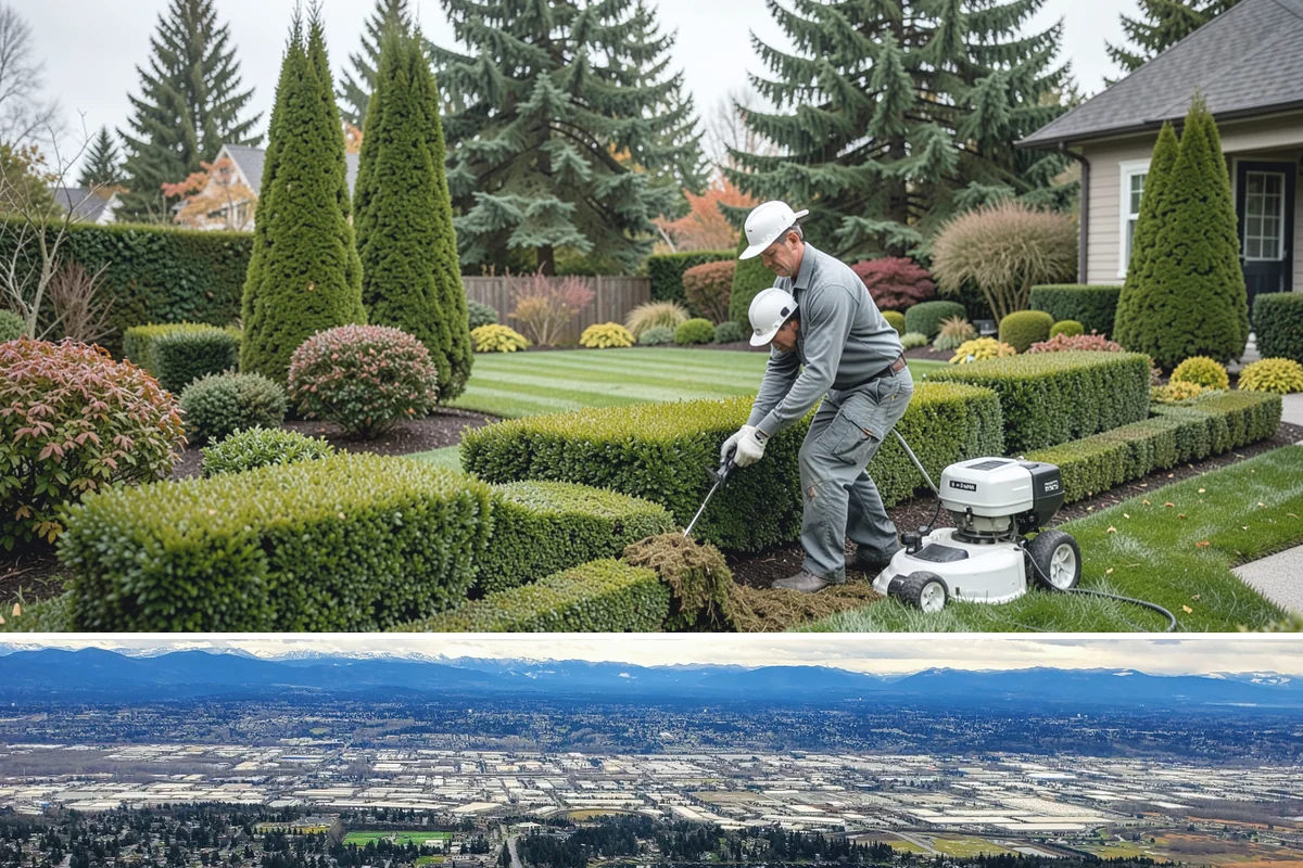 Garden Edging in SeaTac, King County, WA - Ideal in spring or fall when the ground is soft enough to cut cleanly yet firm enough to hold a sharp edge through the rainy...