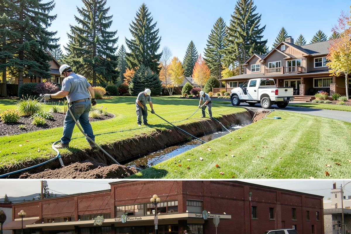 Garden Edging in Sedro-Woolley, Skagit County, WA - Ideal in spring or fall when the ground is soft enough to cut cleanly yet firm enough to hold a sharp edge through the rainy...