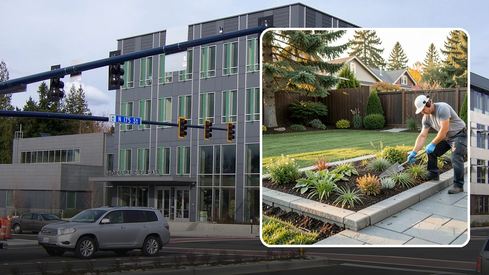 Garden Edging in Shoreline, King County, WA - We install crisp, durable edging that keeps lawn grasses and aggressive groundcovers from creeping into your Pacific Northwest...