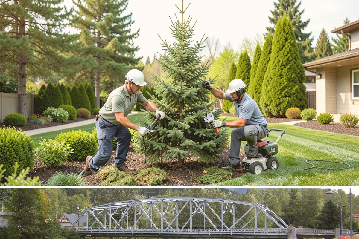 Garden Edging in Skykomish, King County, WA - Ideal in spring or fall when the ground is soft enough to cut cleanly yet firm enough to hold a sharp edge through the rainy...