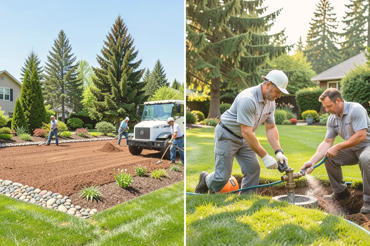 Garden Edging in Snohomish, Snohomish County, WA - Mark bed lines and confirm edging material with you