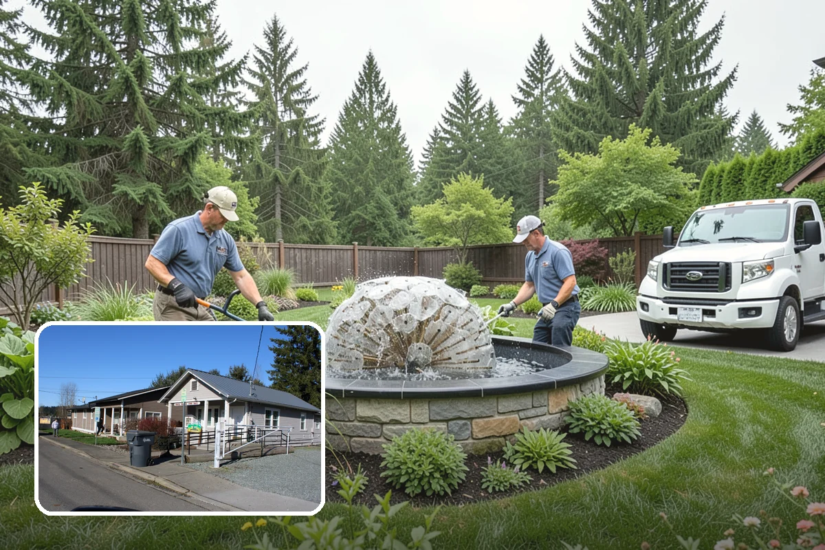 Garden Edging in South Prairie, Pierce County, WA - Stops grass and groundcover from invading planting areas