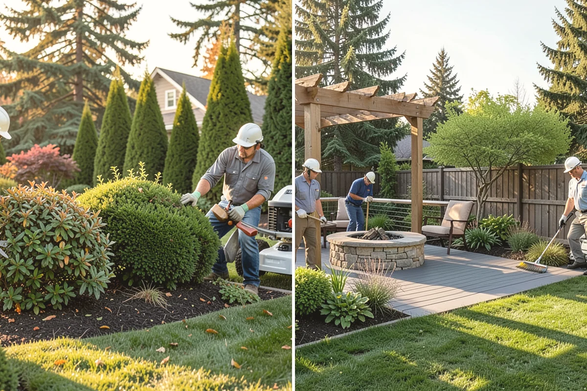 Garden Edging in Steilacoom, Pierce County, WA - Mark bed lines and confirm edging material with you