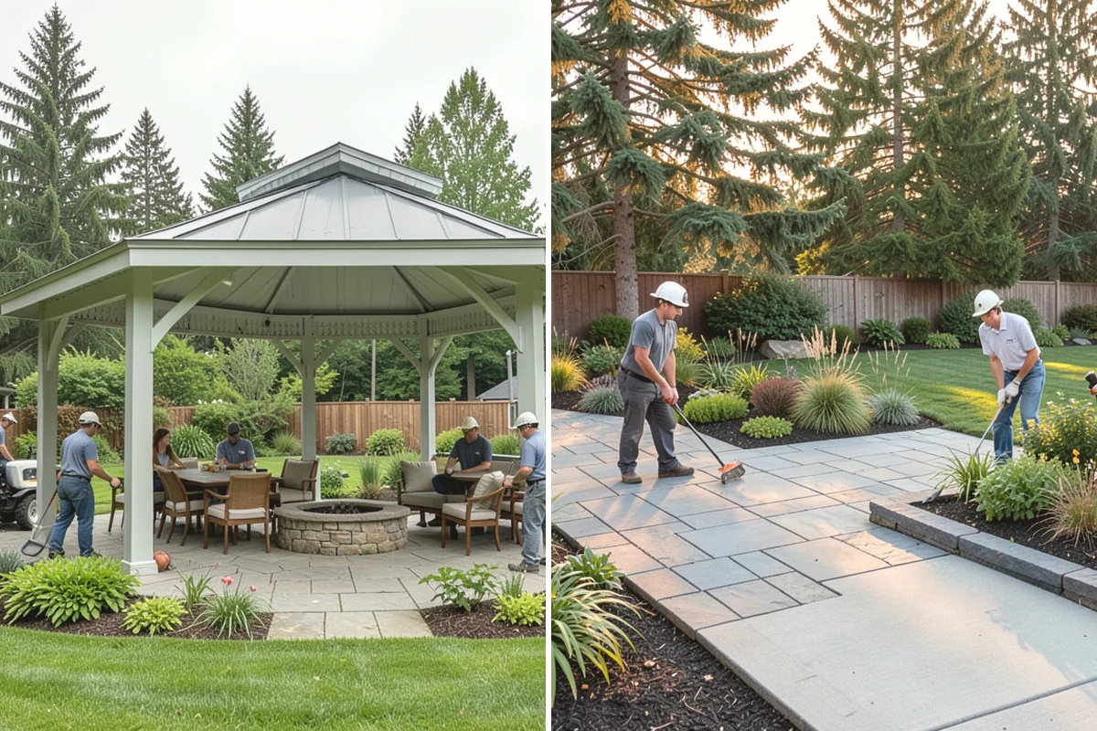Garden Edging in Tukwila, King County, WA - Mark bed lines and confirm edging material with you