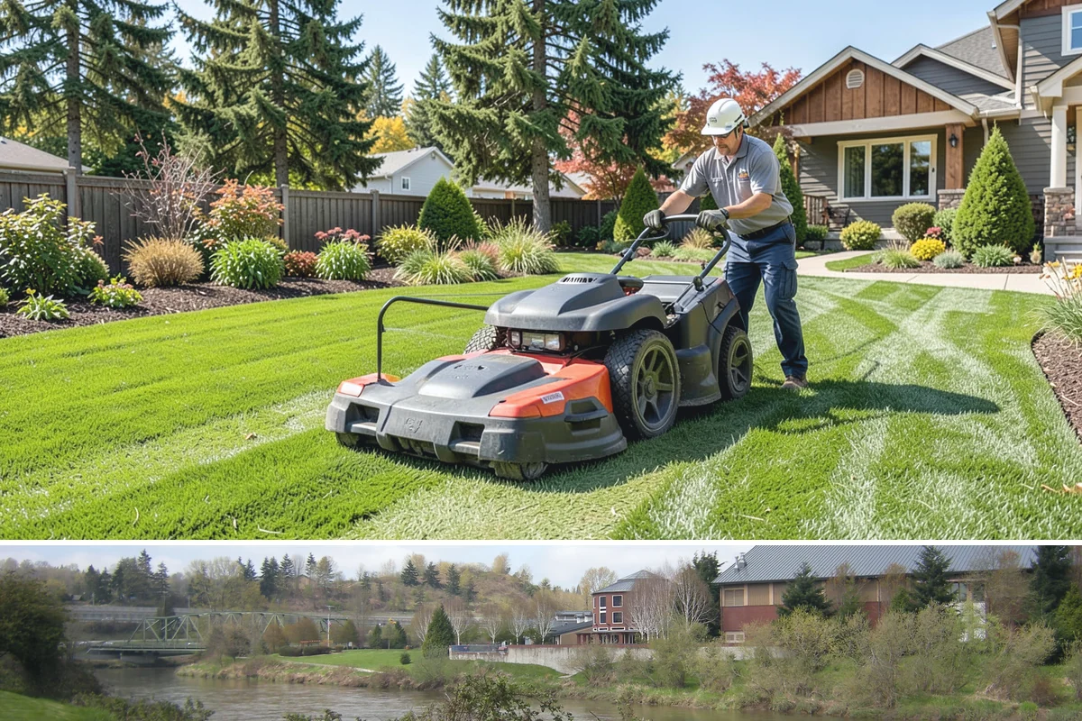 Garden Edging in Tukwila, King County, WA - Ideal in spring or fall when the ground is soft enough to cut cleanly yet firm enough to hold a sharp edge through the rainy...