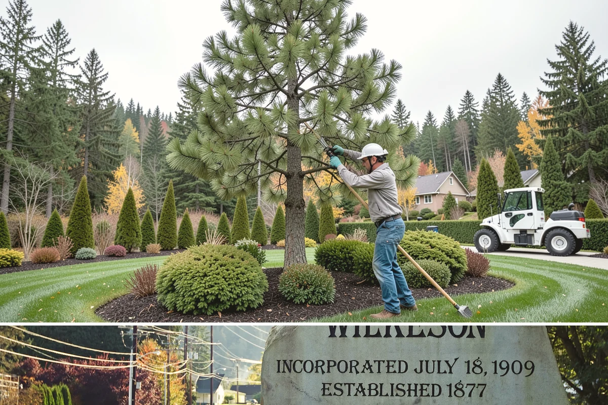 Garden Edging in Wilkeson, Pierce County, WA - Ideal in spring or fall when the ground is soft enough to cut cleanly yet firm enough to hold a sharp edge through the rainy...