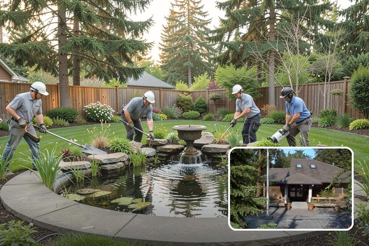 Garden Edging in Yarrow Point, King County, WA - Stops grass and groundcover from invading planting areas