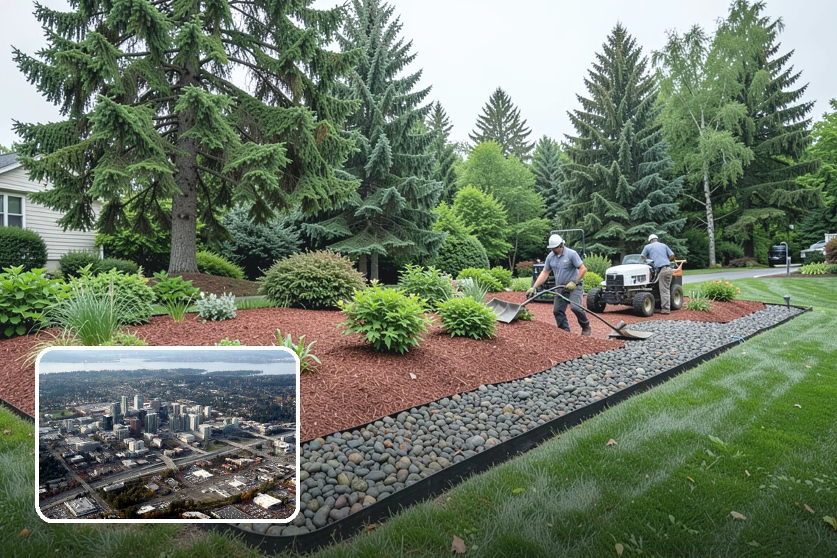 Garden Path Installation in Bellevue, King County, WA - Adds charm and invites you to wander